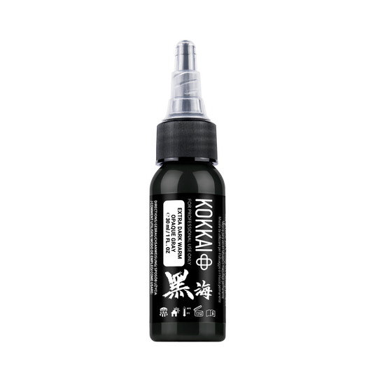 11 EXTRA DARK WARM OPAQUE GRAY Kokkai sumi ink tattoo ink product image