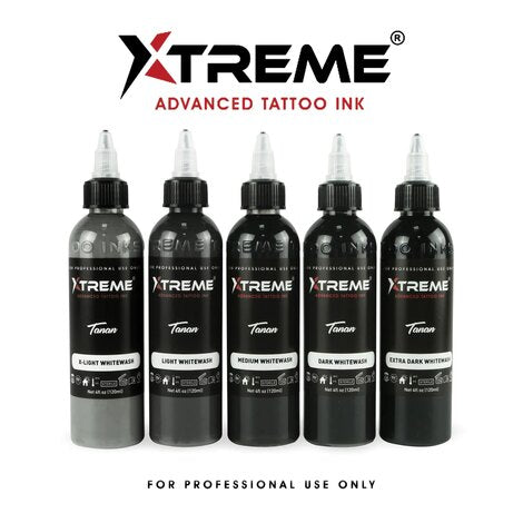 Xtreme Tanan Signature Series, Graywash Ink Set (5 Colours) tattoo ink product image