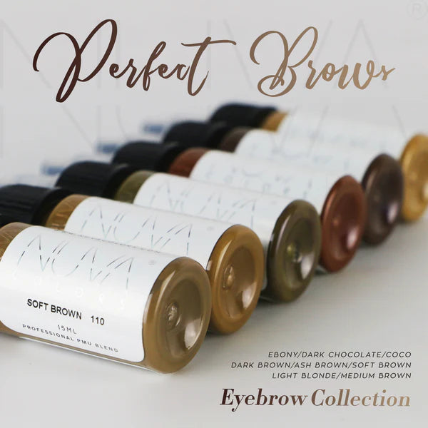 Nuva Colors Eyebrow PMU pigment set