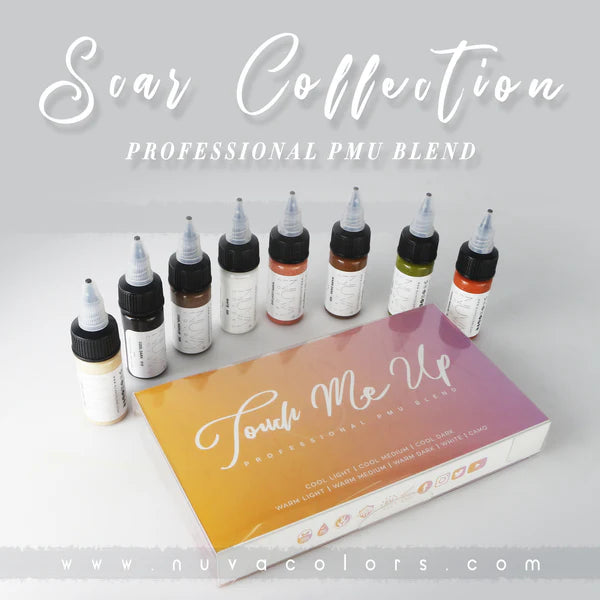Nuva Colors Scar PMU pigment set