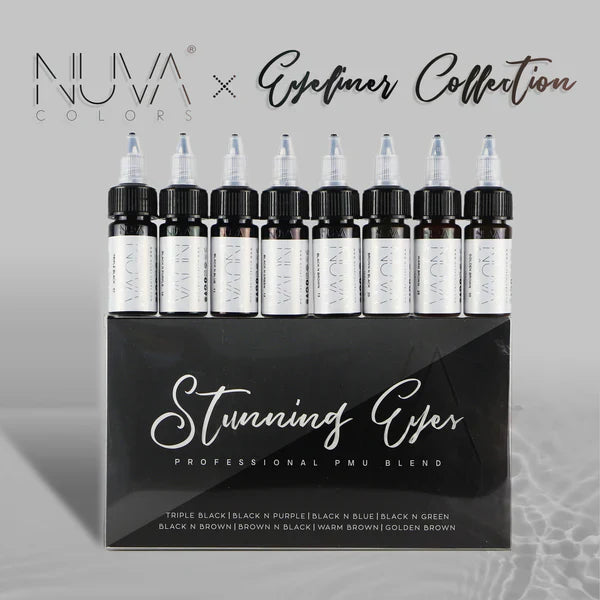 Nuva Colors Eyeliner PMU pigment set