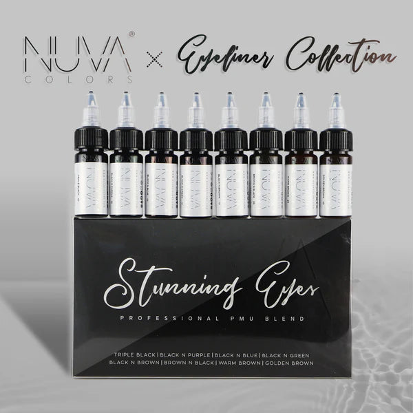 Nuva Colors Eyeliner PMU pigment set