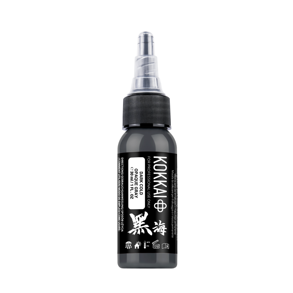 02 DARK COLD OPAQUE GRAY Kokkai sumi ink tattoo ink product image