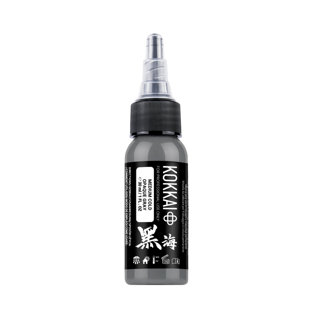 03 MEDIUM COLD OPAQUE GRAY Kokkai sumi ink tattoo ink product image