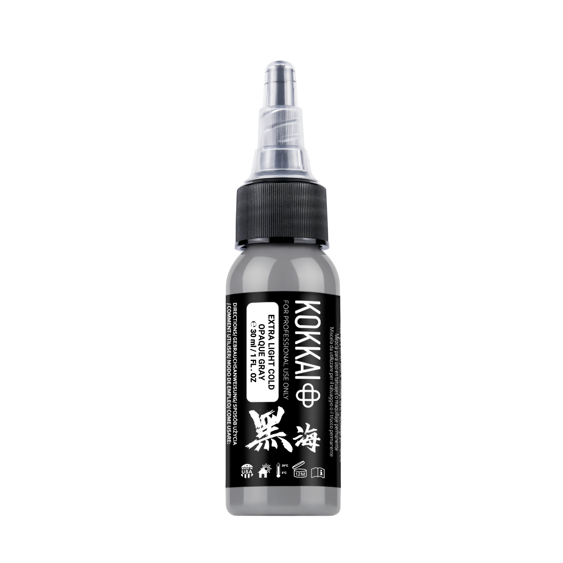 05 EXTRA LIGHT COLD OPAQUE GRAY Kokkai sumi ink tattoo ink product image