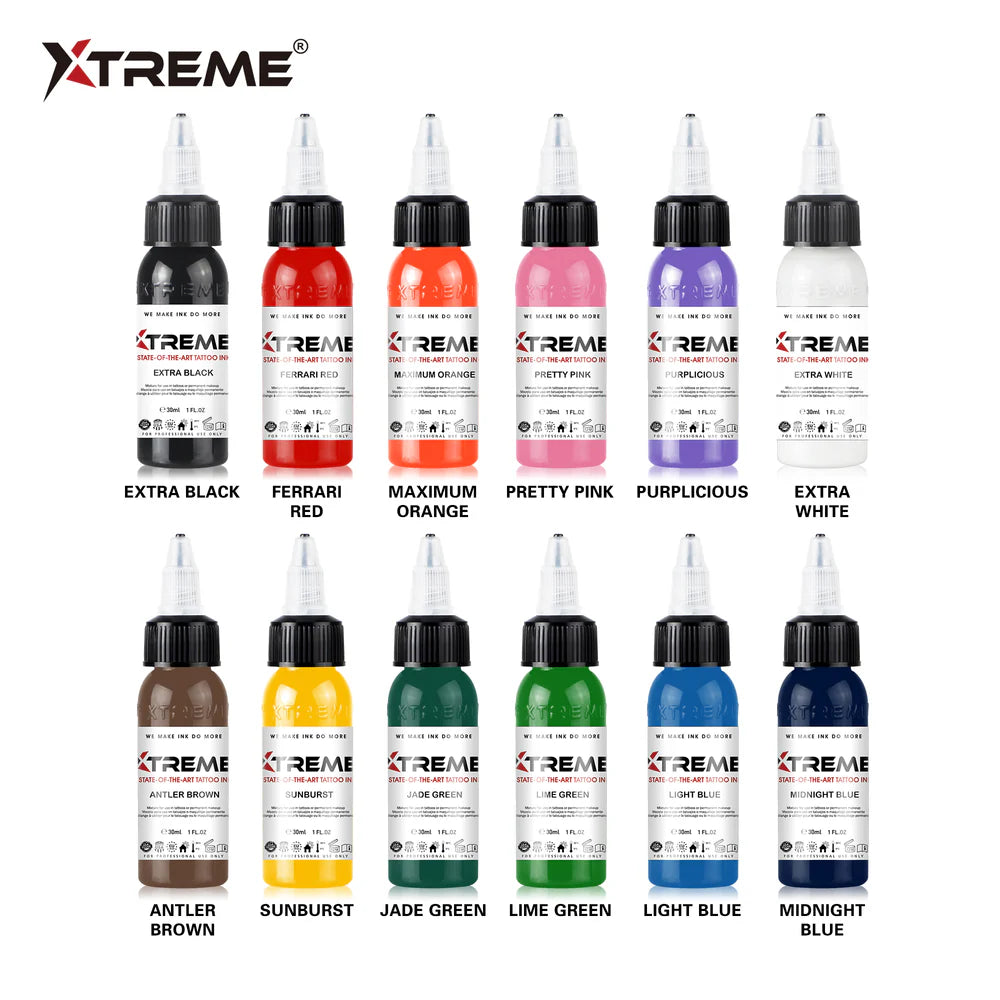 Xtreme 12 Colour Primary Ink Set