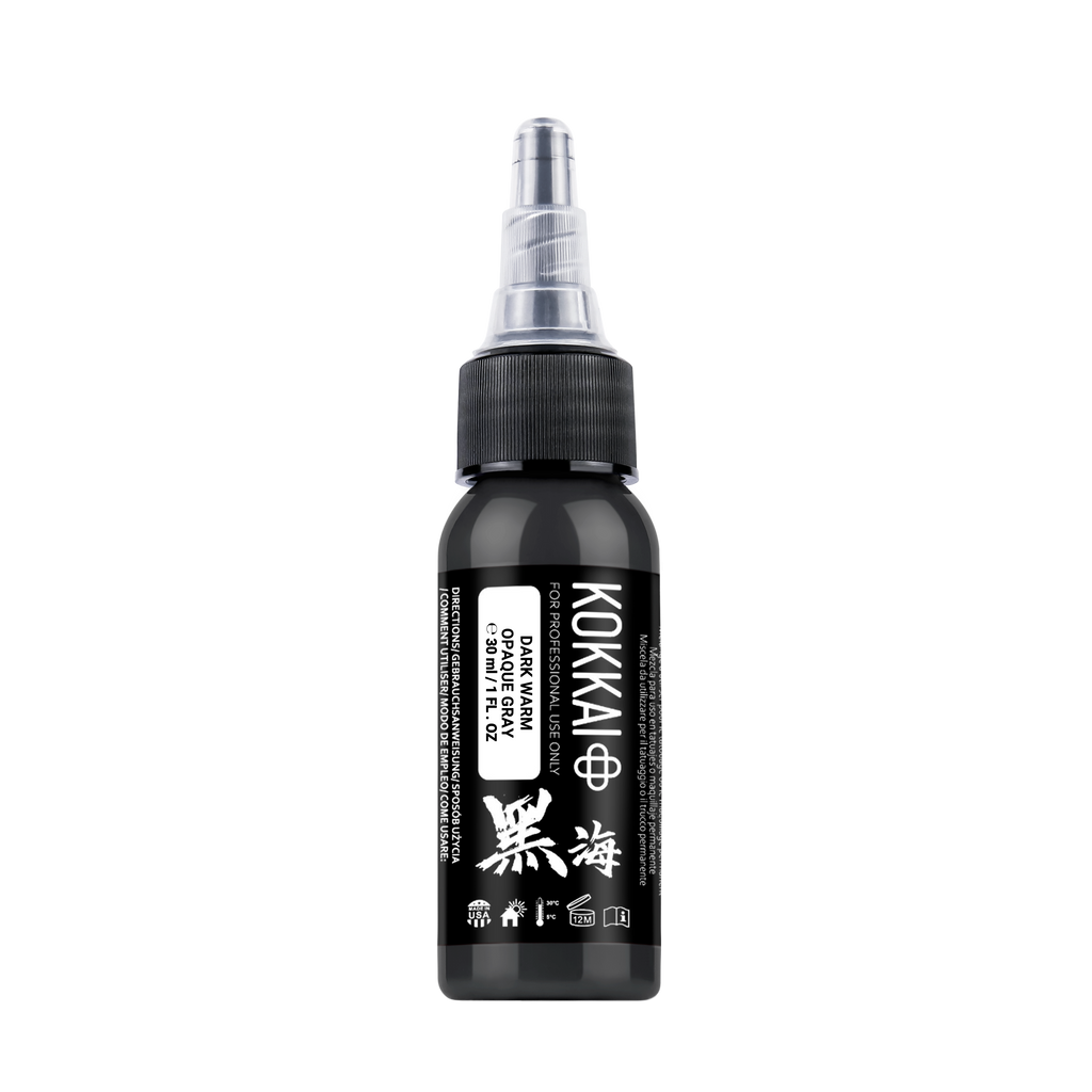 12 DARK WARM OPAQUE GRAY Kokkai sumi ink tattoo ink product image