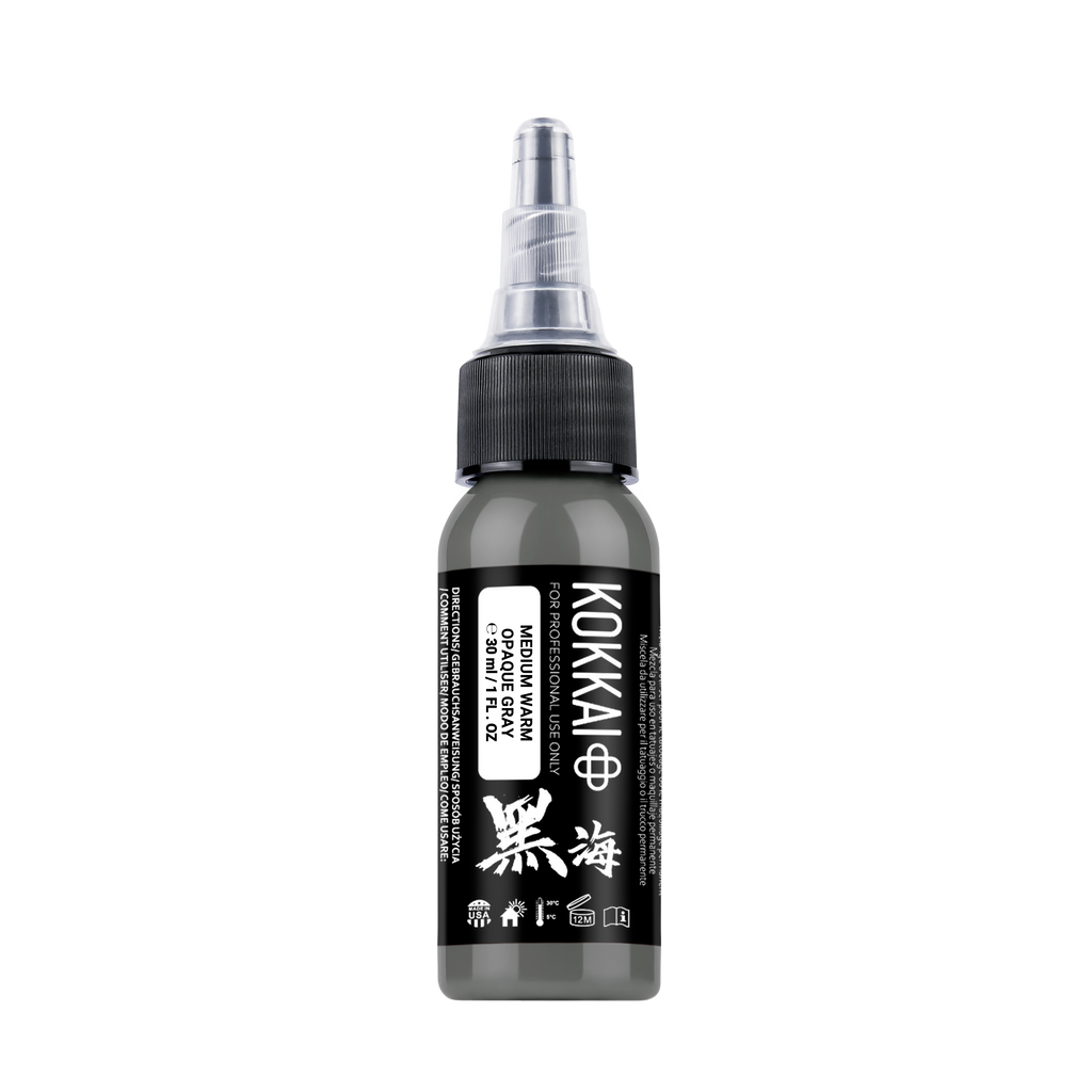 13 MEDIUM WARM OPAQUE GRAY Kokkai sumi ink tattoo ink product image