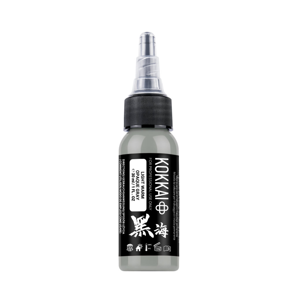 14 LIGHT WARM OPAQUE GRAY Kokkai sumi ink tattoo ink product image
