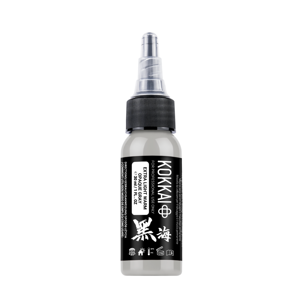15 EXTRA LIGHT WARM OPAQUE GRAY Kokkai sumi ink tattoo ink product image