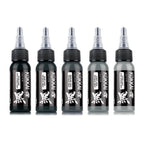 Kokkai Sumi Cool Opaque Gray tattoo ink set