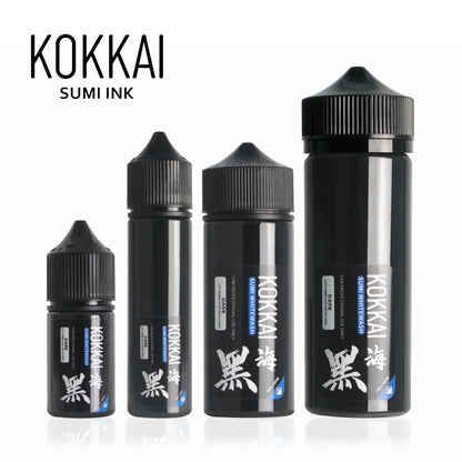 Kokkai Sumi Whitewash tattoo ink set