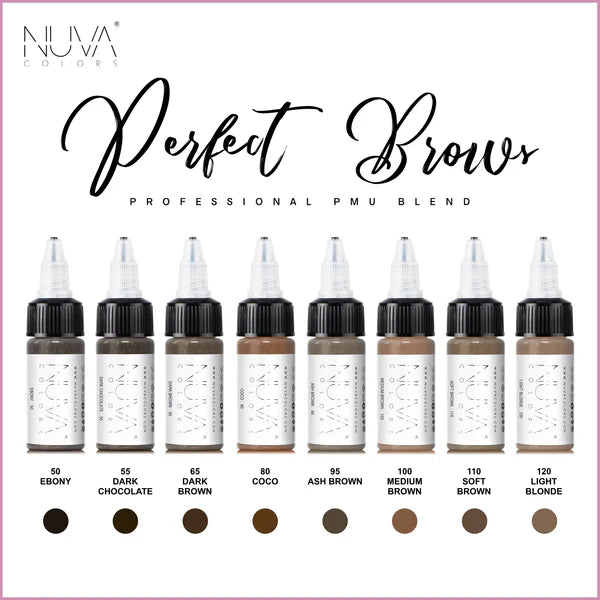 Eyebrow Collection 8 Piece Ink Set | NUVA Colors