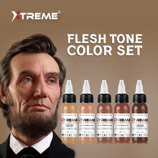 Xtreme Flesh Tone tattoo ink set