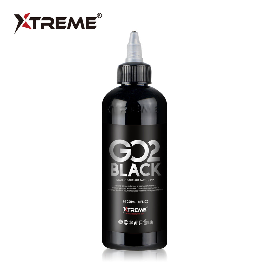 Xtreme GO2 Black tattoo ink