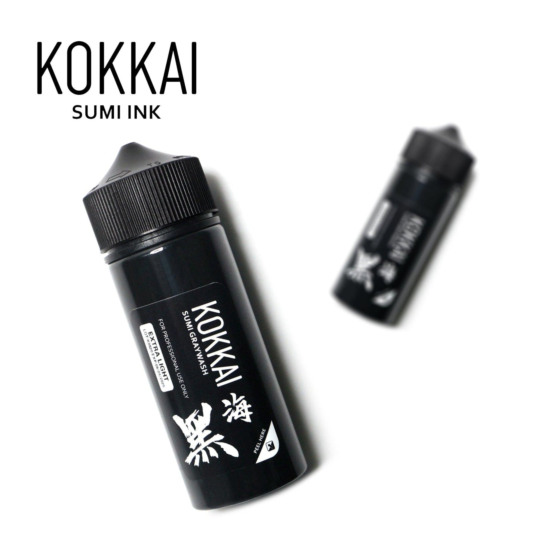 Kokkai Sumi Graywash tattoo ink set