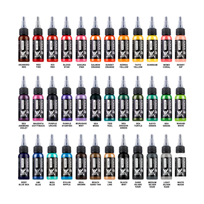 Kokkai Sumi 36 Color Set tattoo ink product image