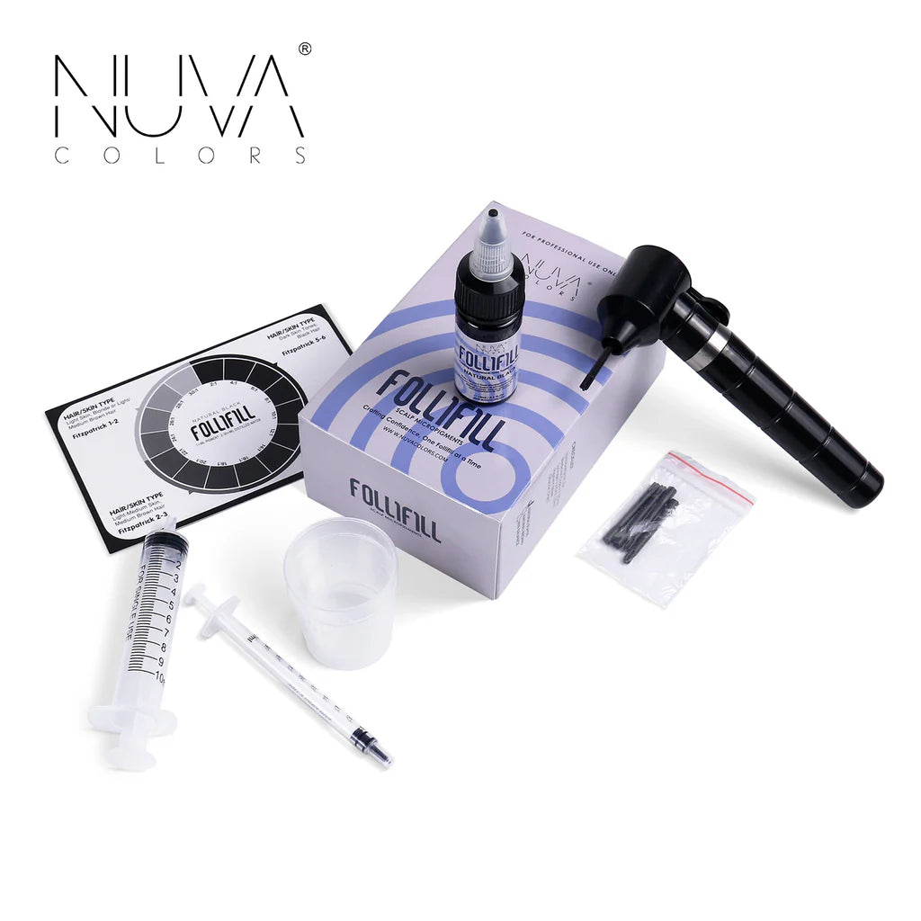 Follifill Hue Natural Black SMP Set | Pigment Modifier | Nuva Colors