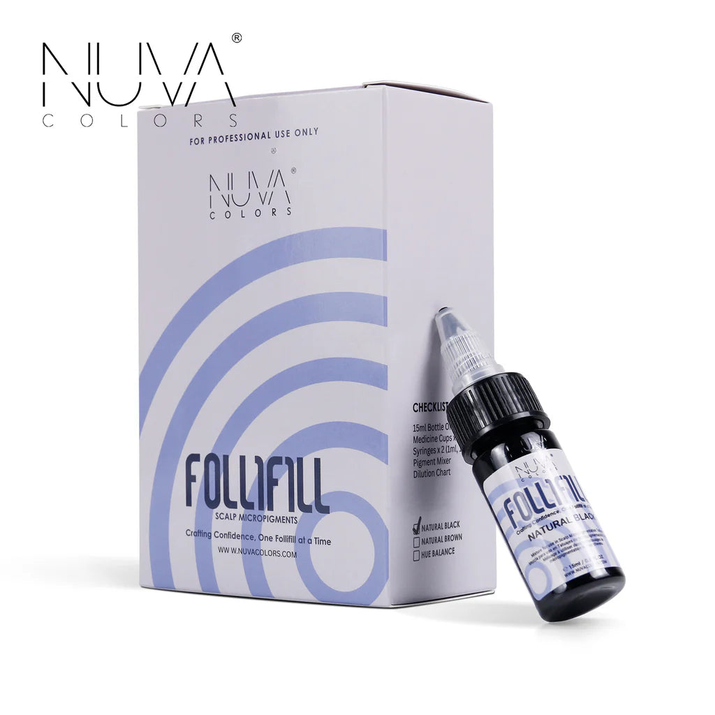 Follifill Hue Natural Black SMP Set | Pigment Modifier | Nuva Colors