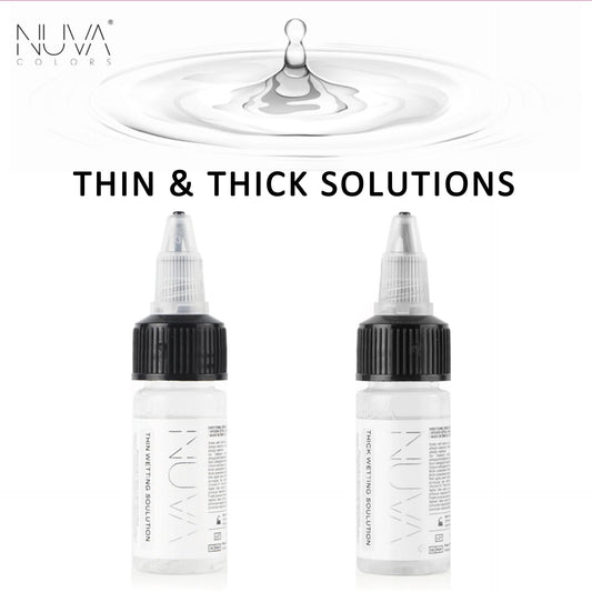 Nuva Colors Thin and Thick PMU pigment solutions
