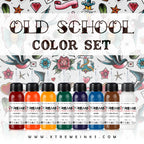 Xtreme Old School Colour tattoo ink set