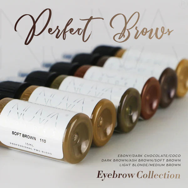 Nuva Colors Eyebrow PMU pigment set