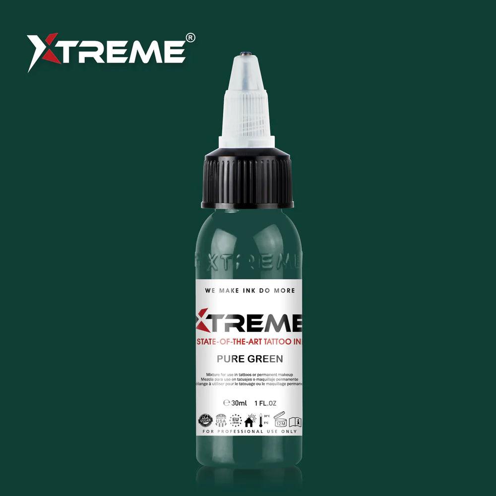 Xtreme Pure Green tattoo ink