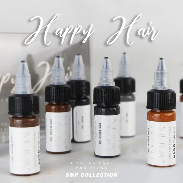 SMP Collection | Scalp Micropigmentation Collection 8 Piece Ink Set | NUVA Colors