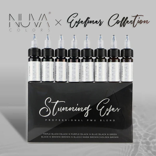 Nuva Colors Eyeliner PMU pigment set