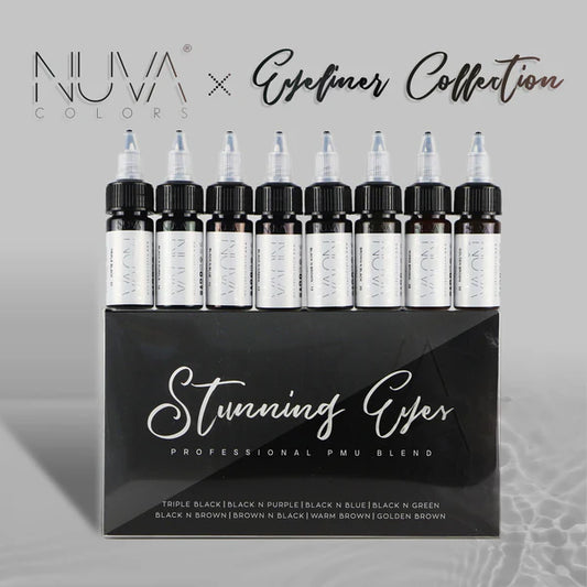 Nuva Colors Eyeliner PMU pigment set