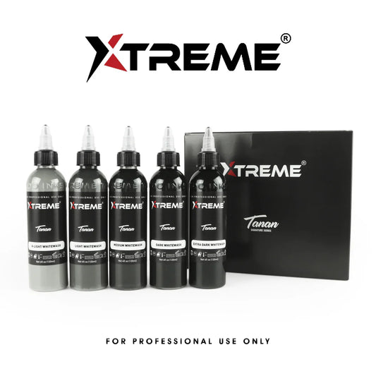 Xtreme Tanan Signature Whitewash tattoo ink set