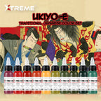 UKIYO-E Traditional Japanese Colour Set (10 colours) | Xtreme Inks