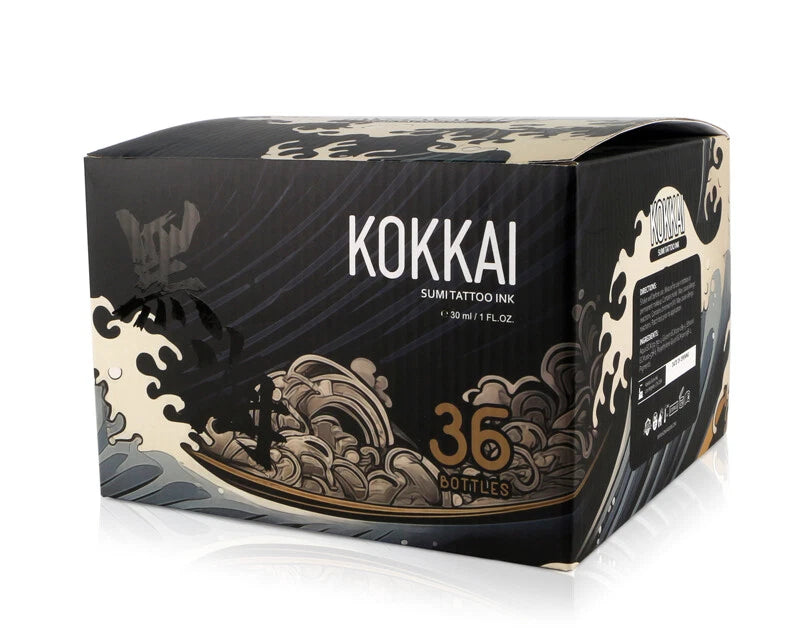 Kokkai Sumi 36 Color Set tattoo ink product image